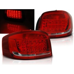 Feux arrière Audi A3 08-12 rouge blanc led