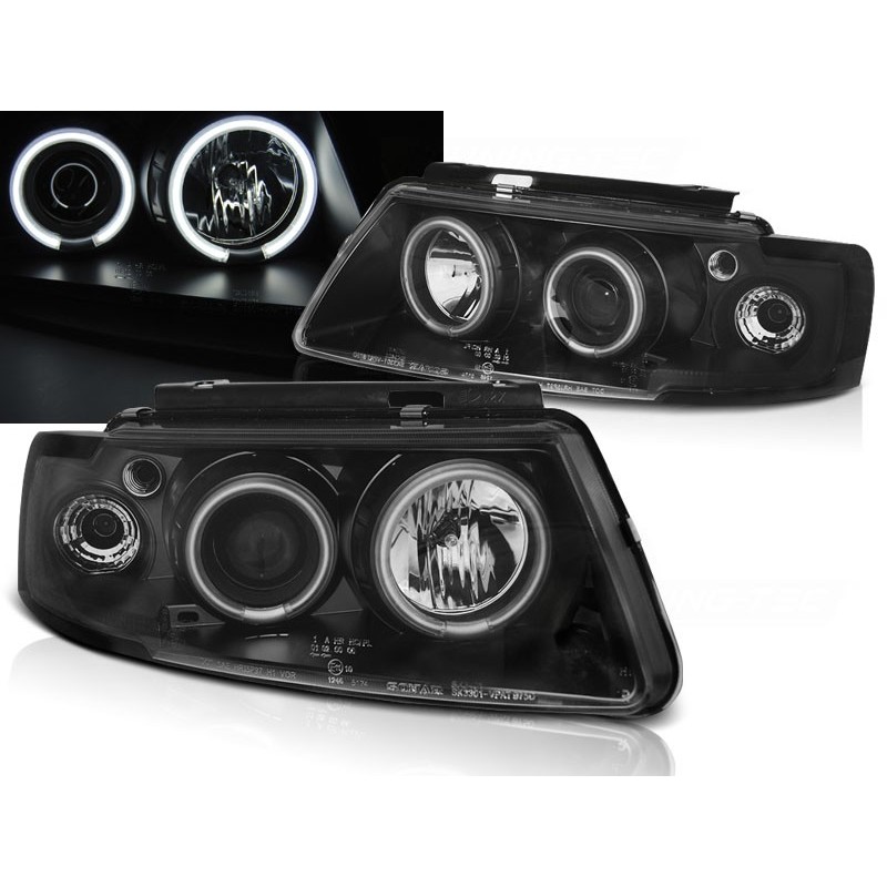 Phares avant VW golf 4 09.97-09.03 angel eyes noir Prix Discount 